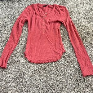 Love Tree Pink Long Sleeve Tee